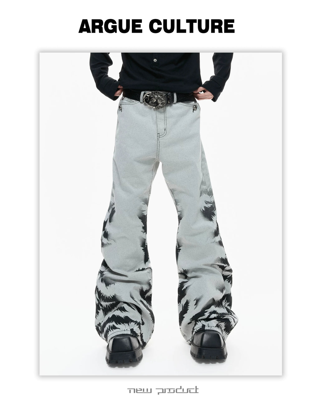 ArguECulturE Tie-dye Straight Jeans