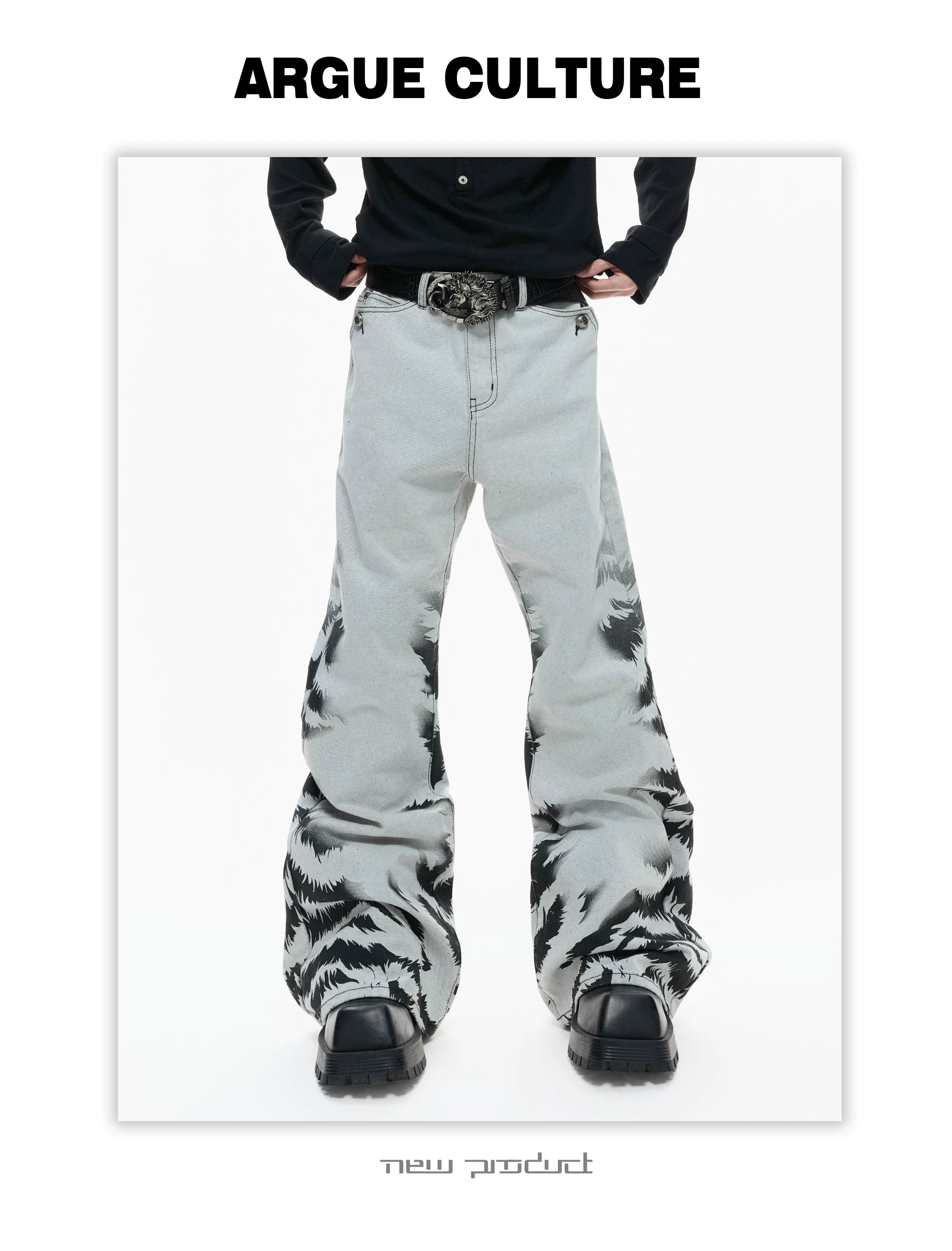 ArguECulturE Tie-dye Straight Jeans