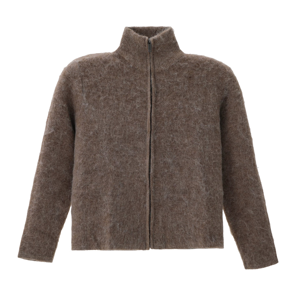 ZOZOFOREST Fog Suede Wool Soft Waxy Warm Sweater