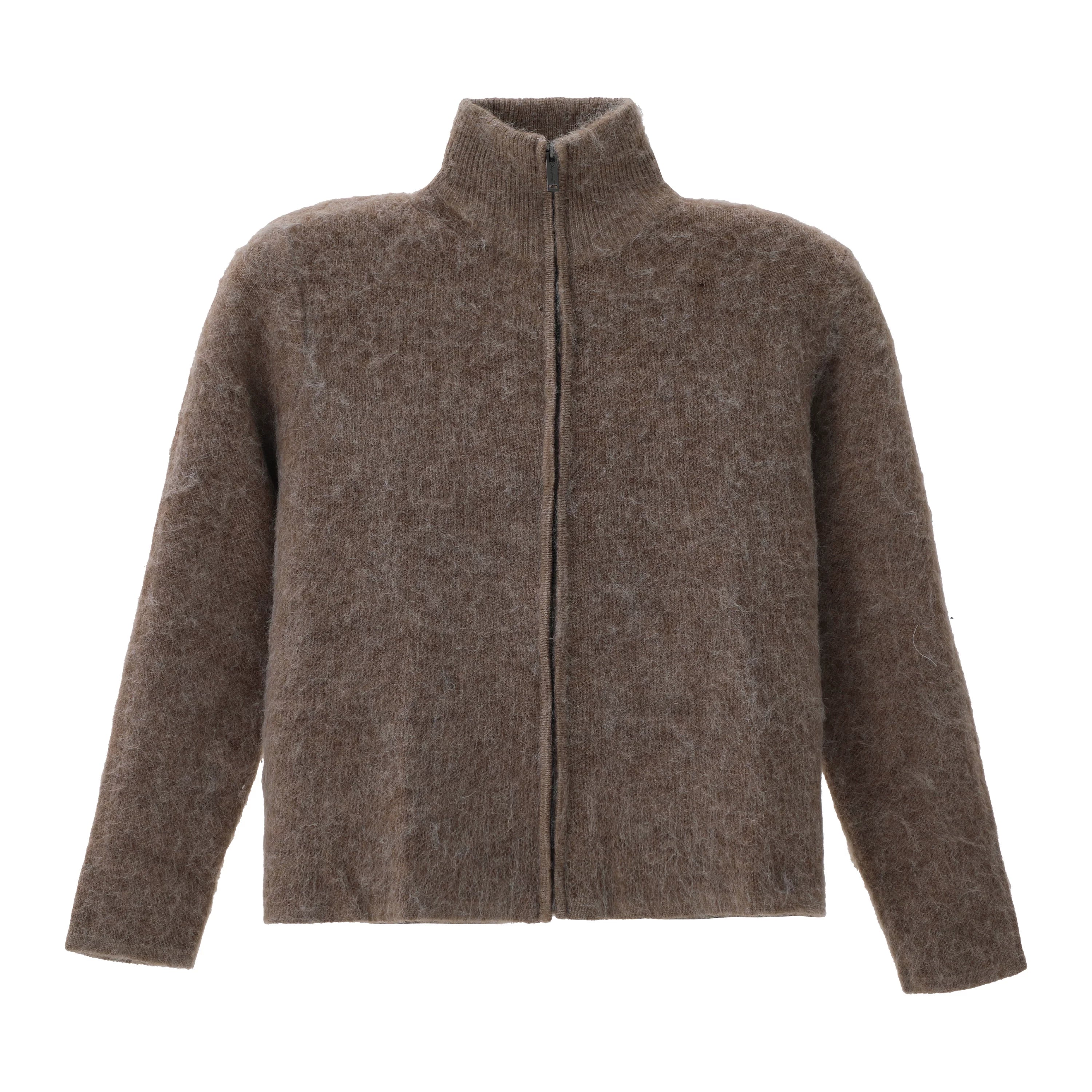 ZOZOFOREST Fog Suede Wool Soft Waxy Warm Sweater