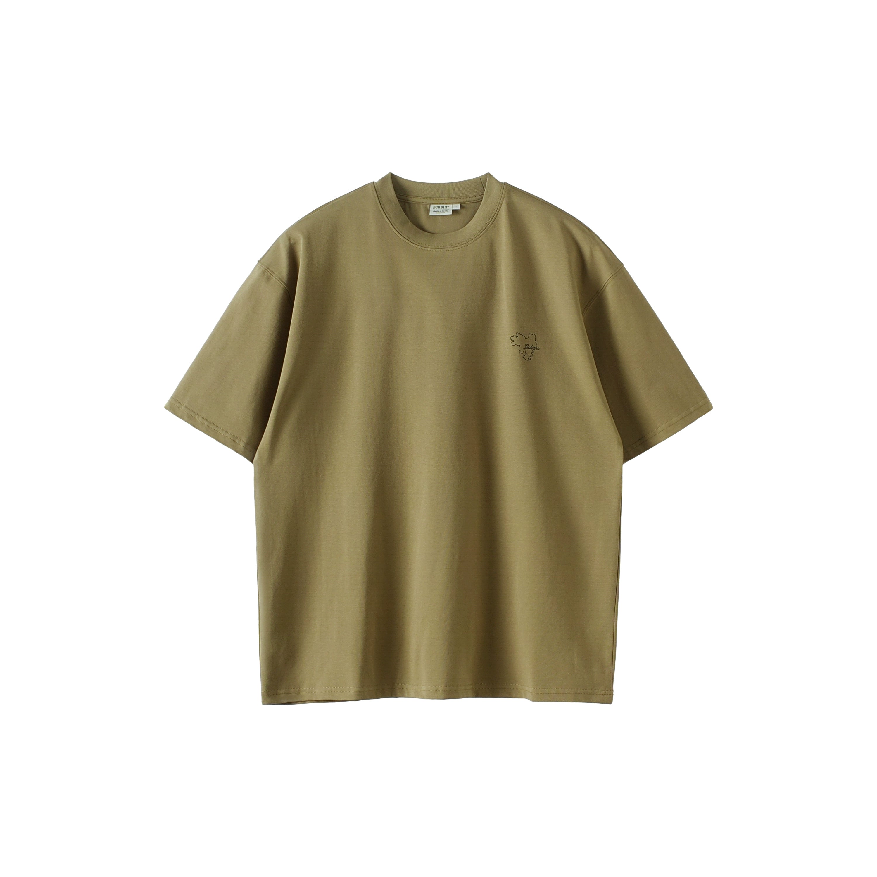 BUTTBILL Back Plant Print Cool Quick Drying Tee