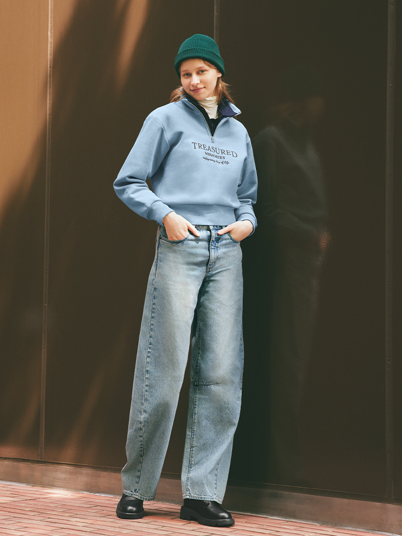 GU Retro Wide-leg Scimitar Pants