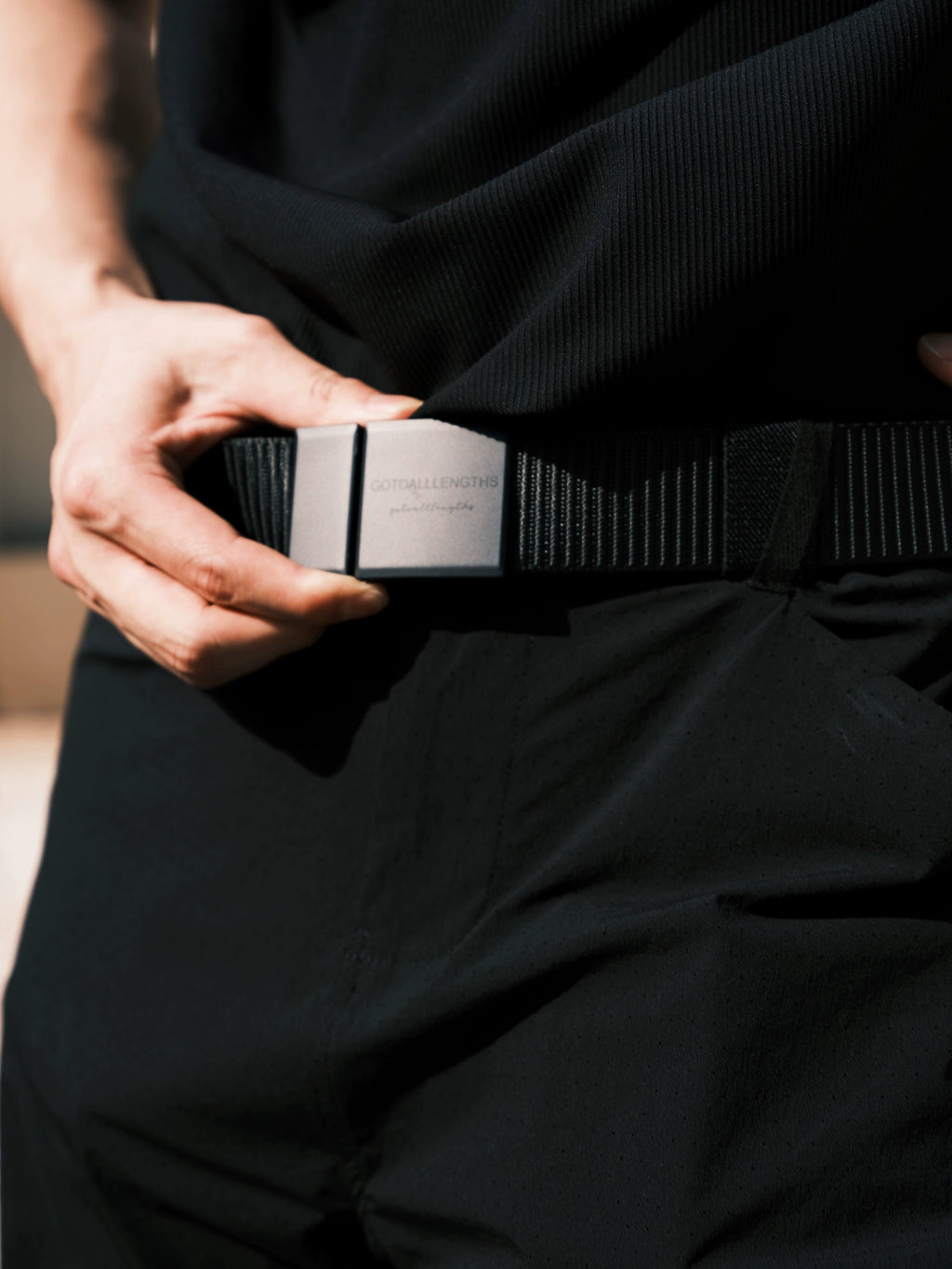 GTAL Braided Non-punching Outdoor Adjustable Belt