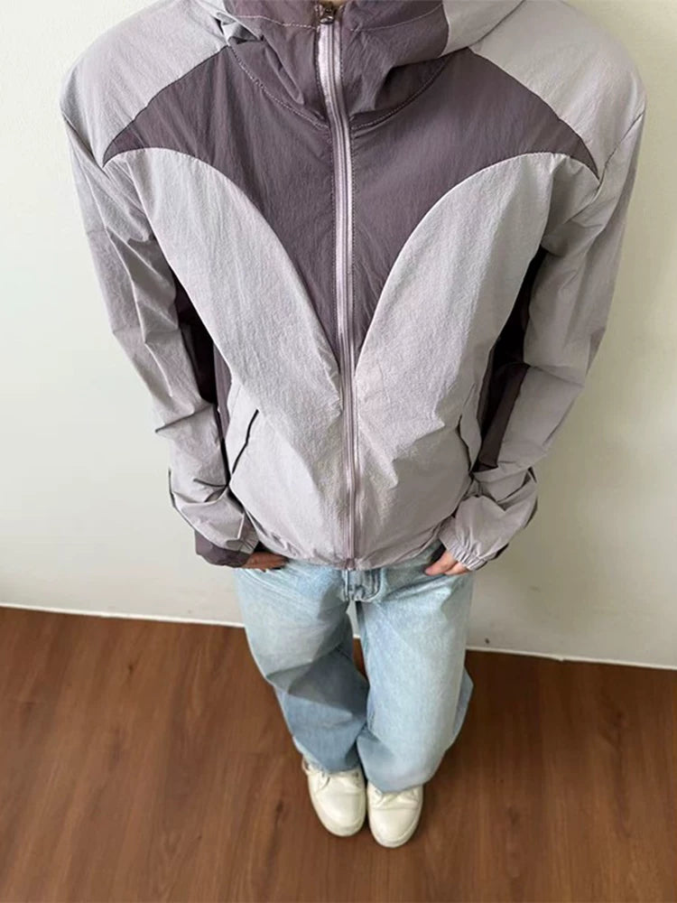 EME Stand-up Collar Casual and Thin Sunscreen Jacket