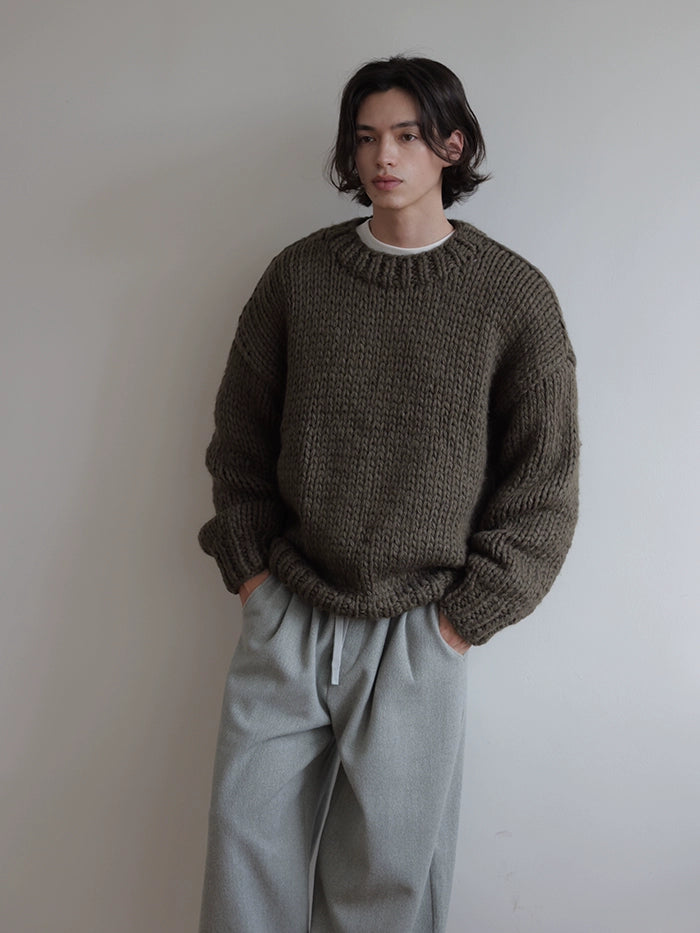 CARPEM Thick Needle Loose Lazy Sweater