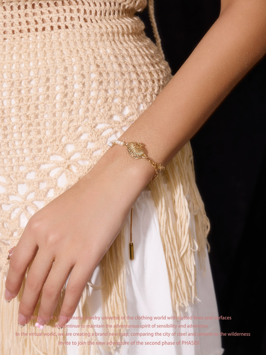 SUMIYAKI Shell Light Luxury Premium Pearl Bracelet