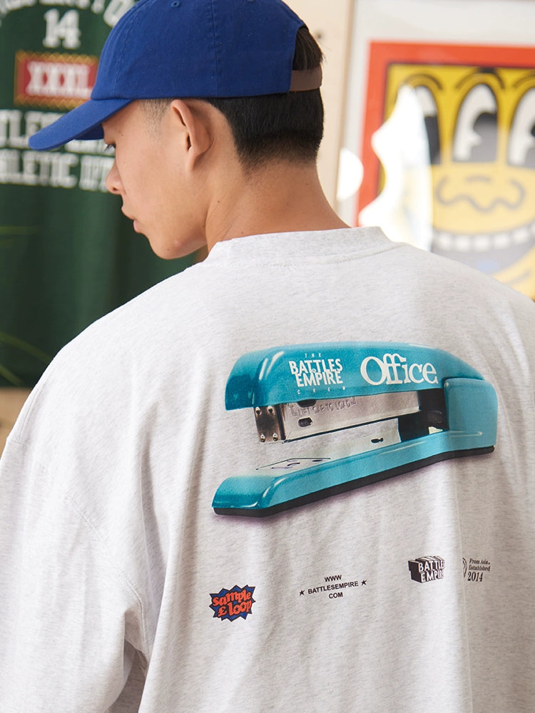 Battles Stapler Digital Printing Tee