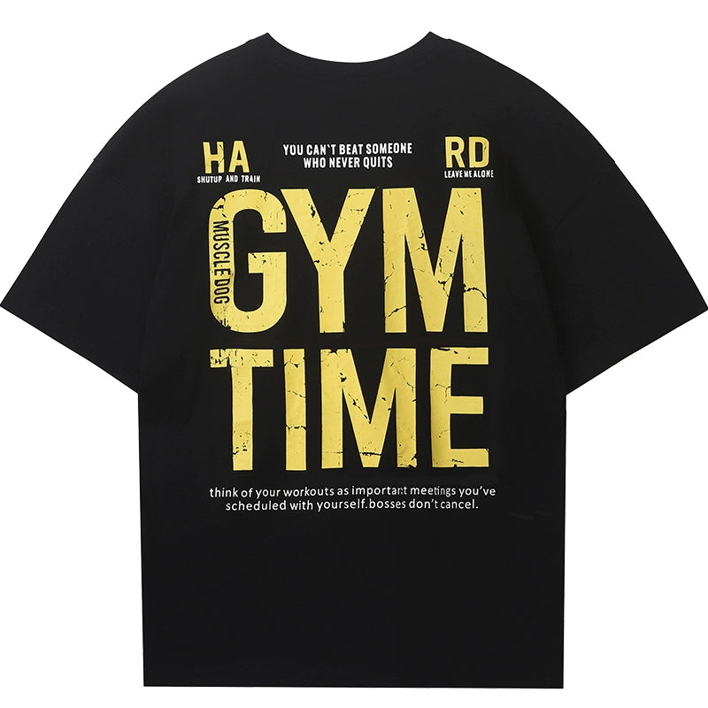 Muscle Dog Loose Sports Casual Tee