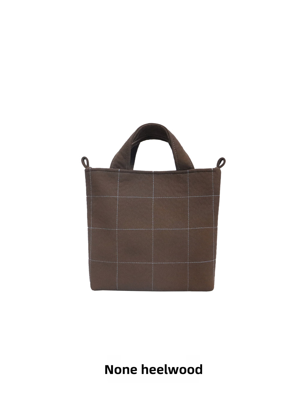 Heelwood [Raw Checked Plaid] Checked Handheld Square Bag
