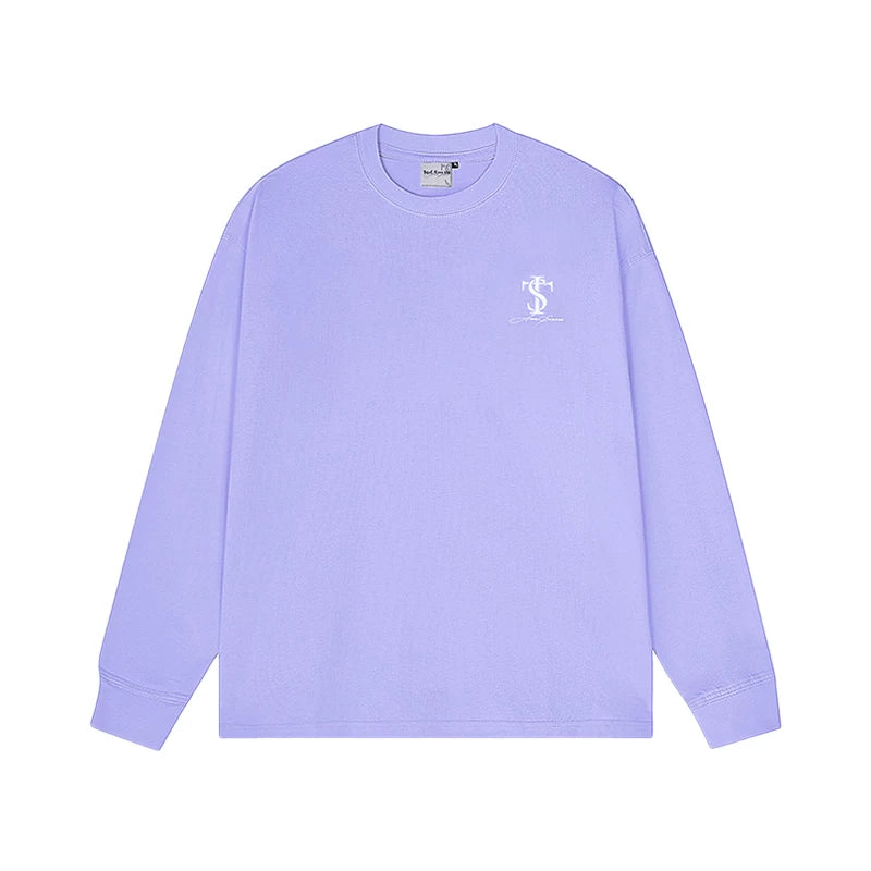 STK Hip Hop Embroidery LOGO Casual Long Sleeve