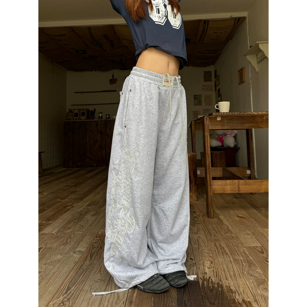 CCYE Retro Embroidered Sweatpants