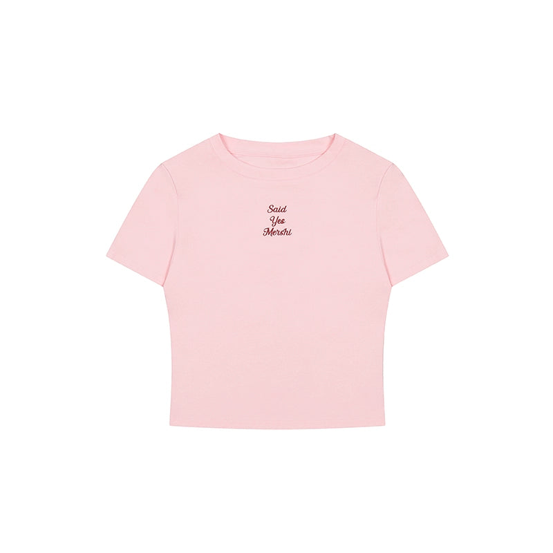 AIRHOOD Short Alphabet Printed Tee