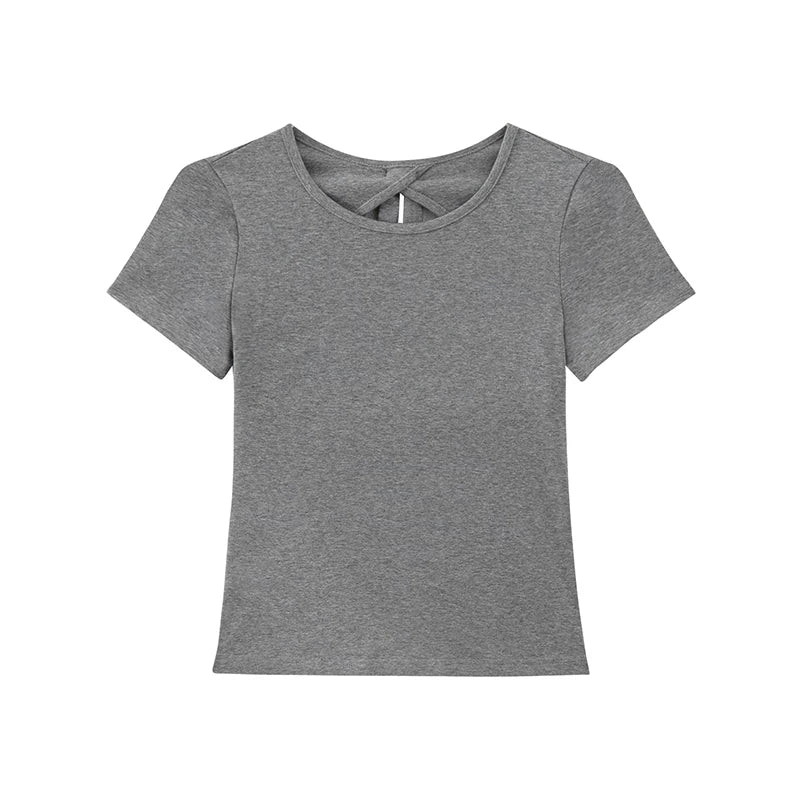 KANO Bow Back Hollow Tee