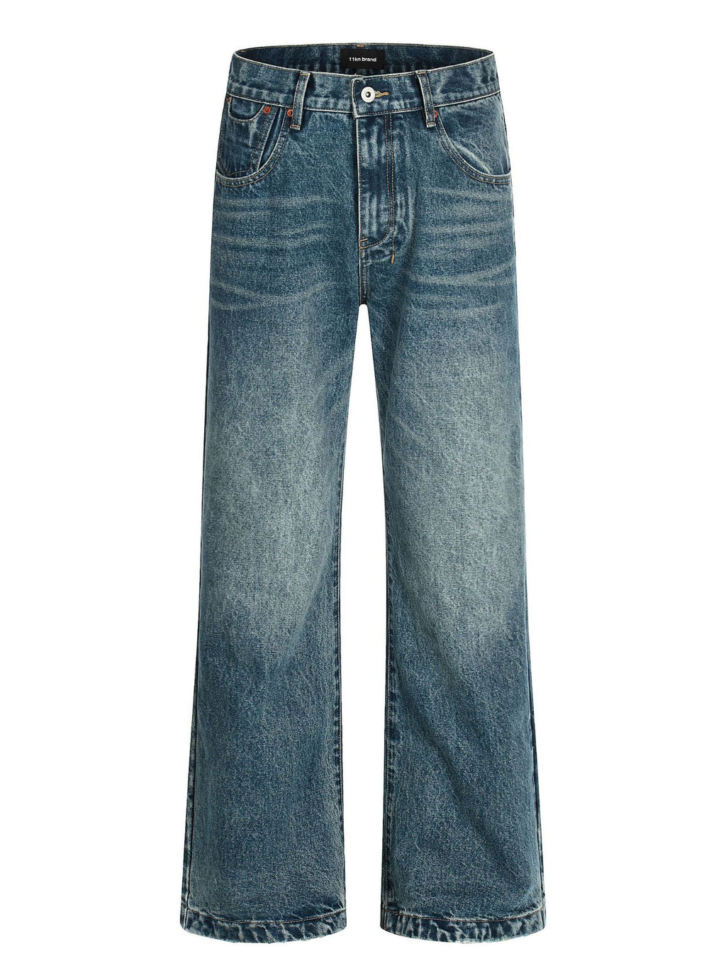 11KN Retro Micro-pull Three-dimensional Slim-fitting and Thin Casual Pants