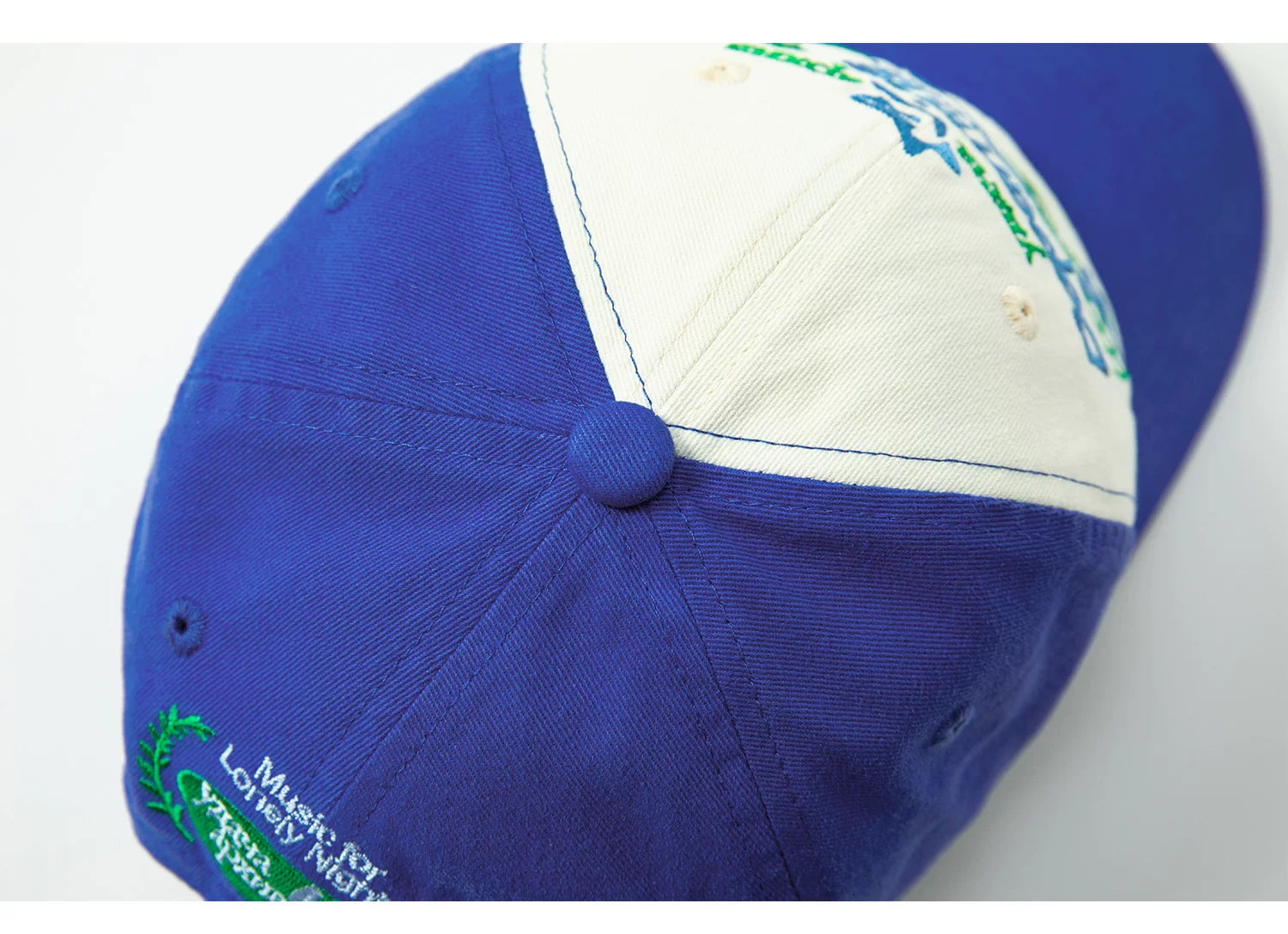 LUCKUP Dolphin Embroidered Contrasting Baseball Cap