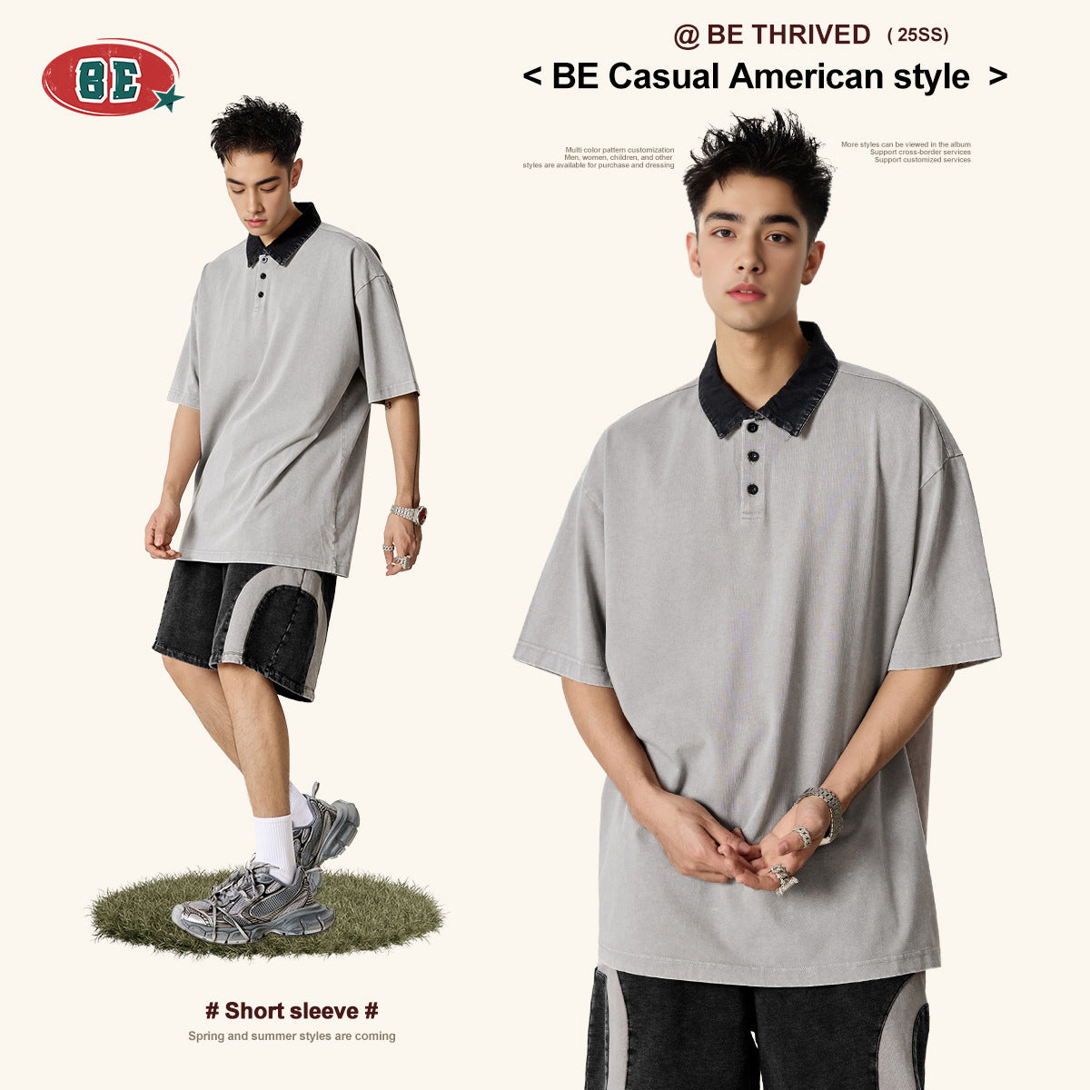BE Retro High-end POLO Shirt