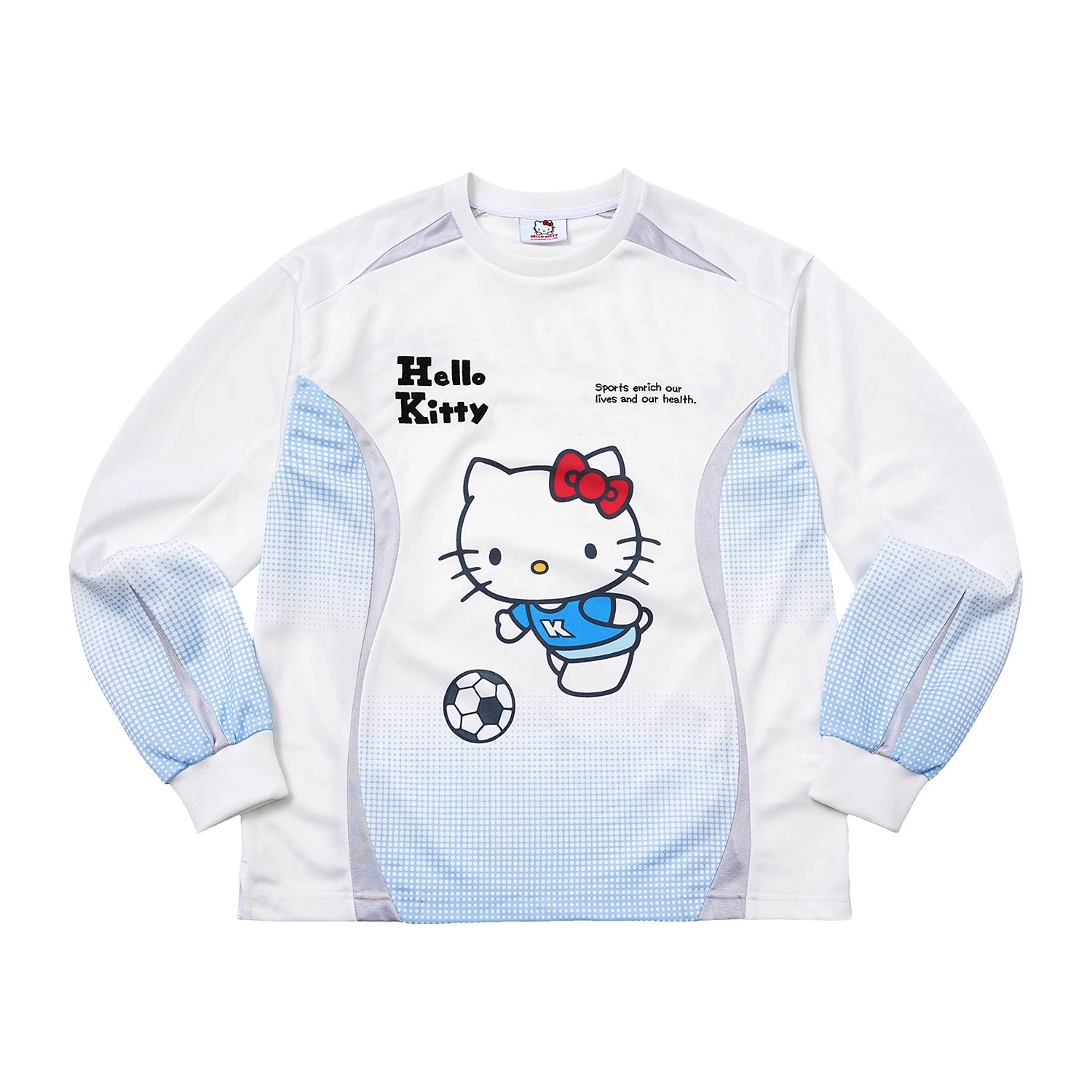 【HELLO KITTY OFFICIAL CO-BRAND】WHOOSIS printed stitched football jersey