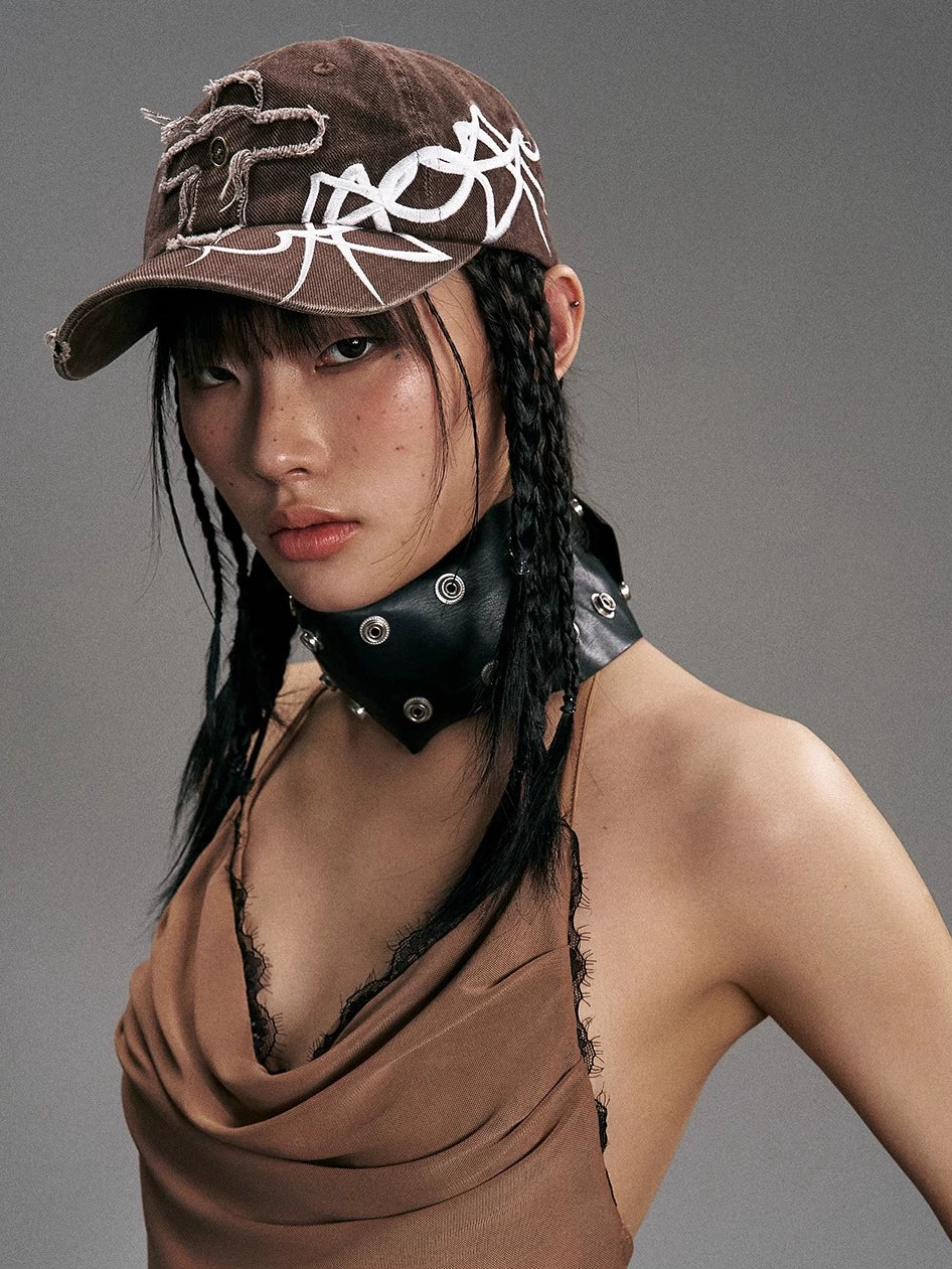 SANB American Street Embroidery Cross Heavy Industry Cap