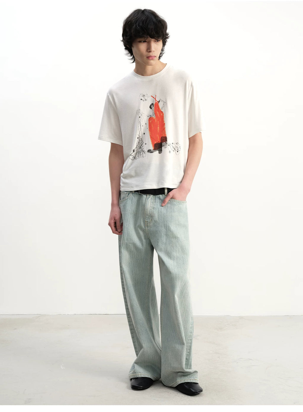 JCAESAR Digital Direct Injection Printing Loose Tee