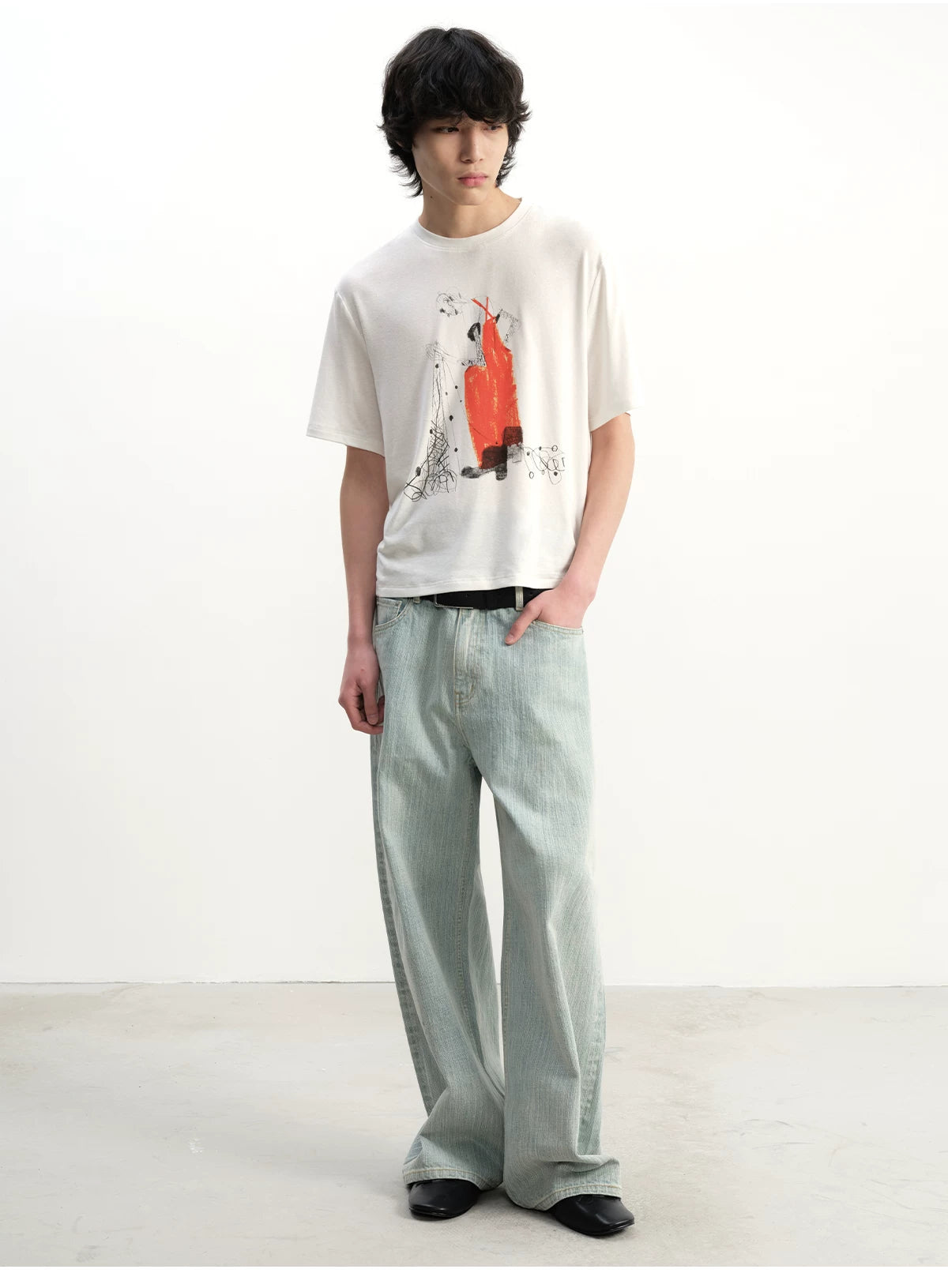 JCAESAR Digital Direct Injection Printing Loose Tee