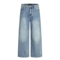 11KN Retro Casual Wide Leg Straight Jeans