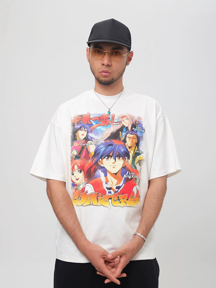 ComicTree Spoof Chinese Little Master Round Neck Tee