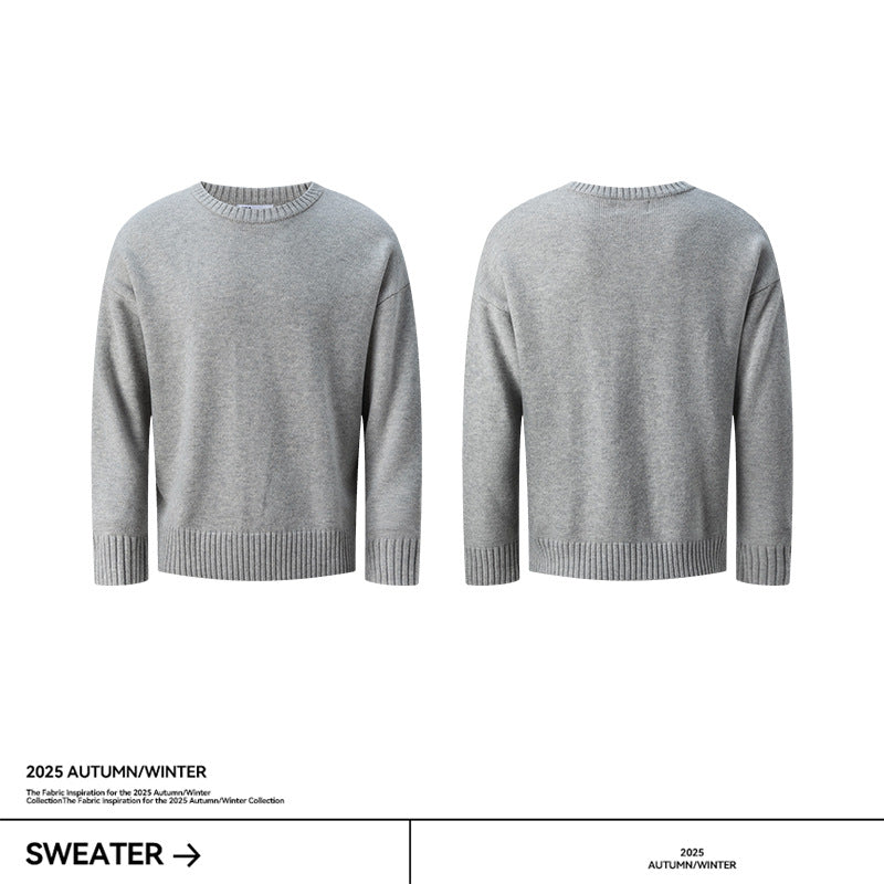 UNF Loose Cashmere Comfortable Soft Waxy Knitted Sweater