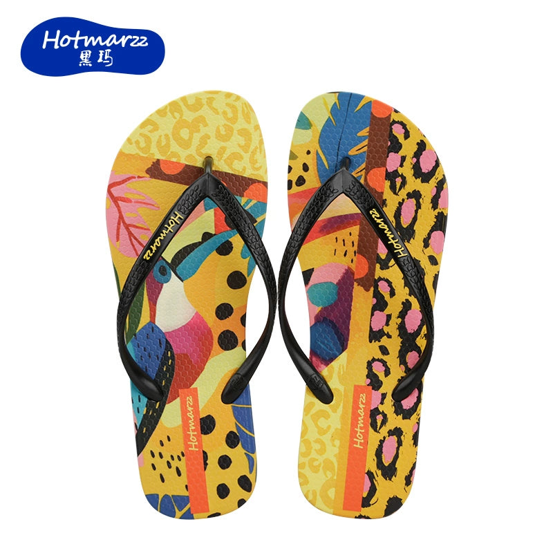 Hotmarzz Trendy Flower Beach Flip-flops
