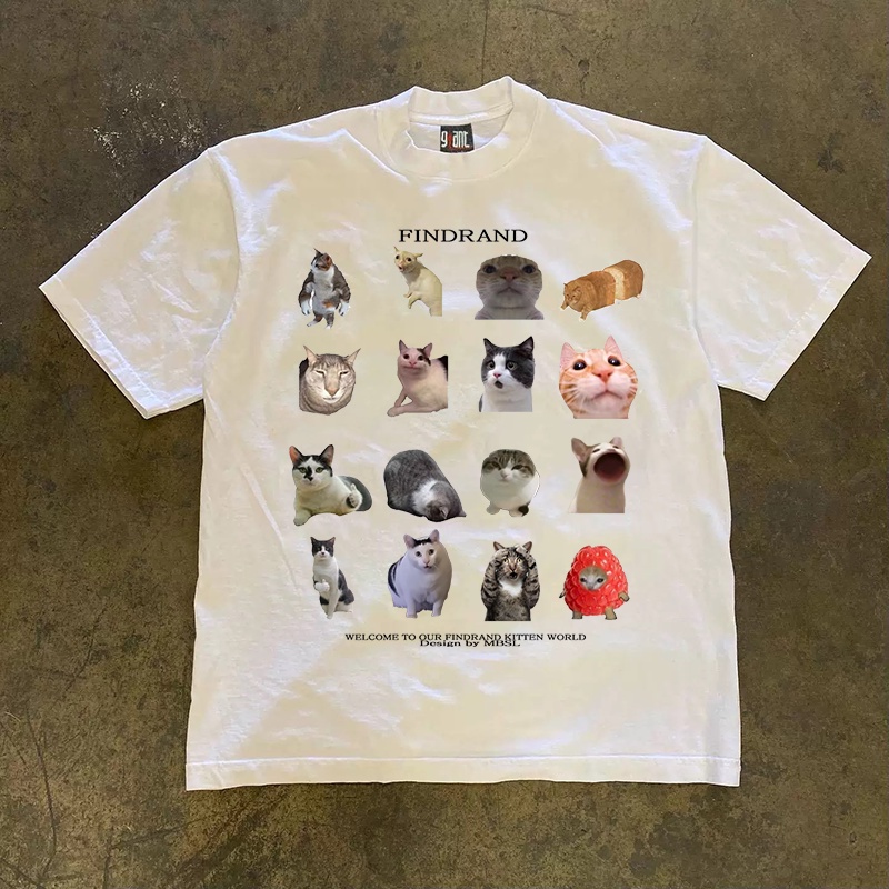 UPUPXIA Animal Print Casual Versatile Tee