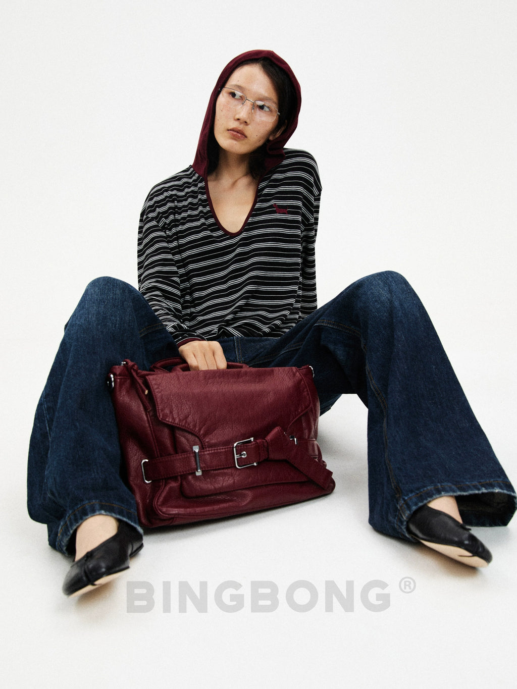 BINGBONG Urban Simple Shoulder Messenger Bag
