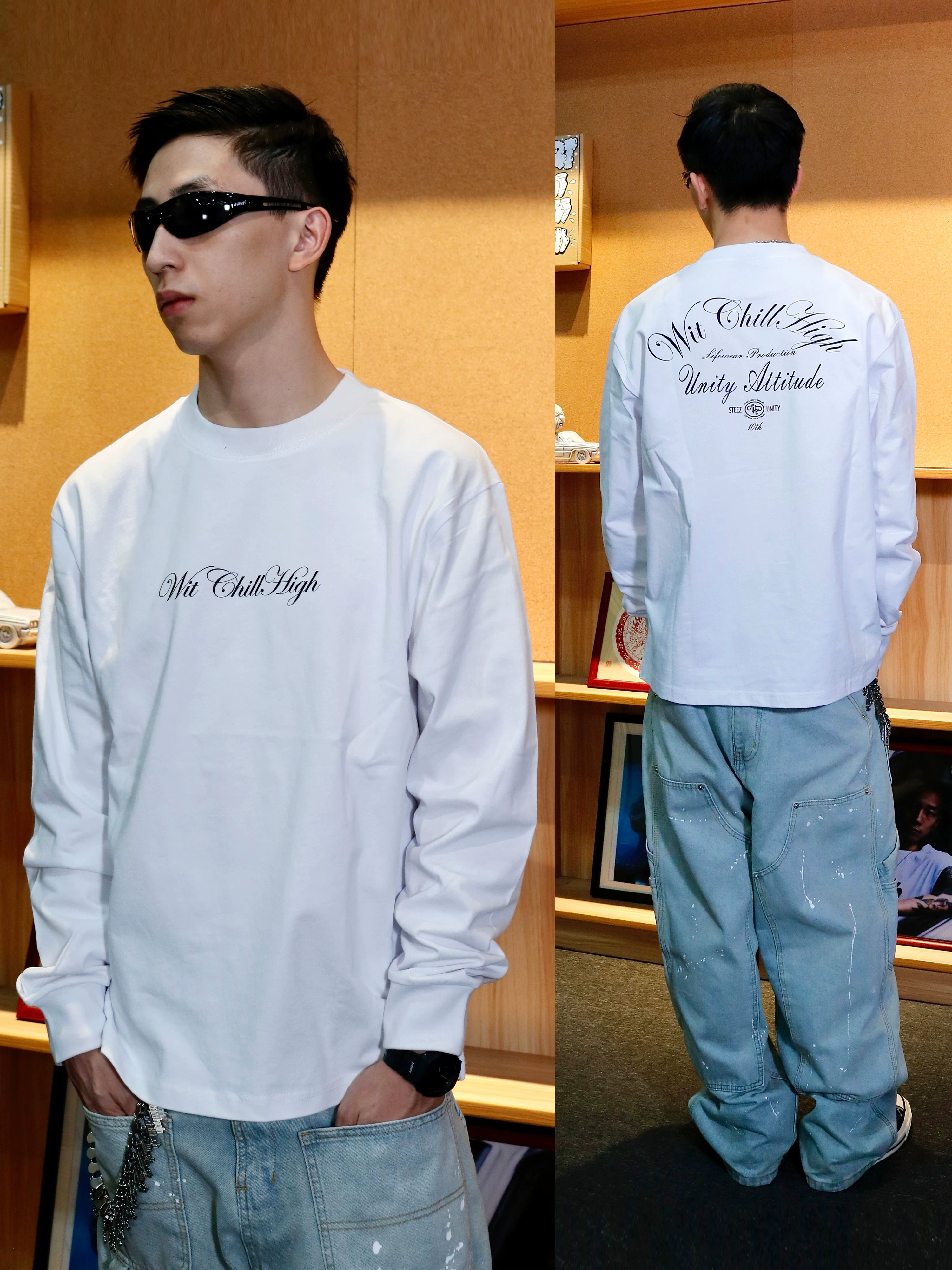 ChillHigh Crew Neck Loose Versatile Long Sleeves