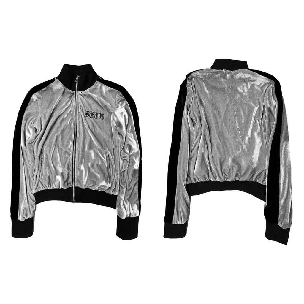 DETW Vintage Zip Hooded Removable Slack Sweater Jacket