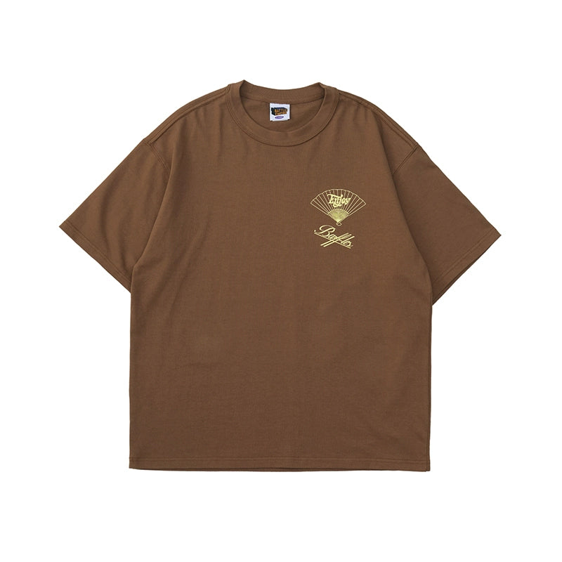 Battles Vintage Loose Casual Crew Neck Tee