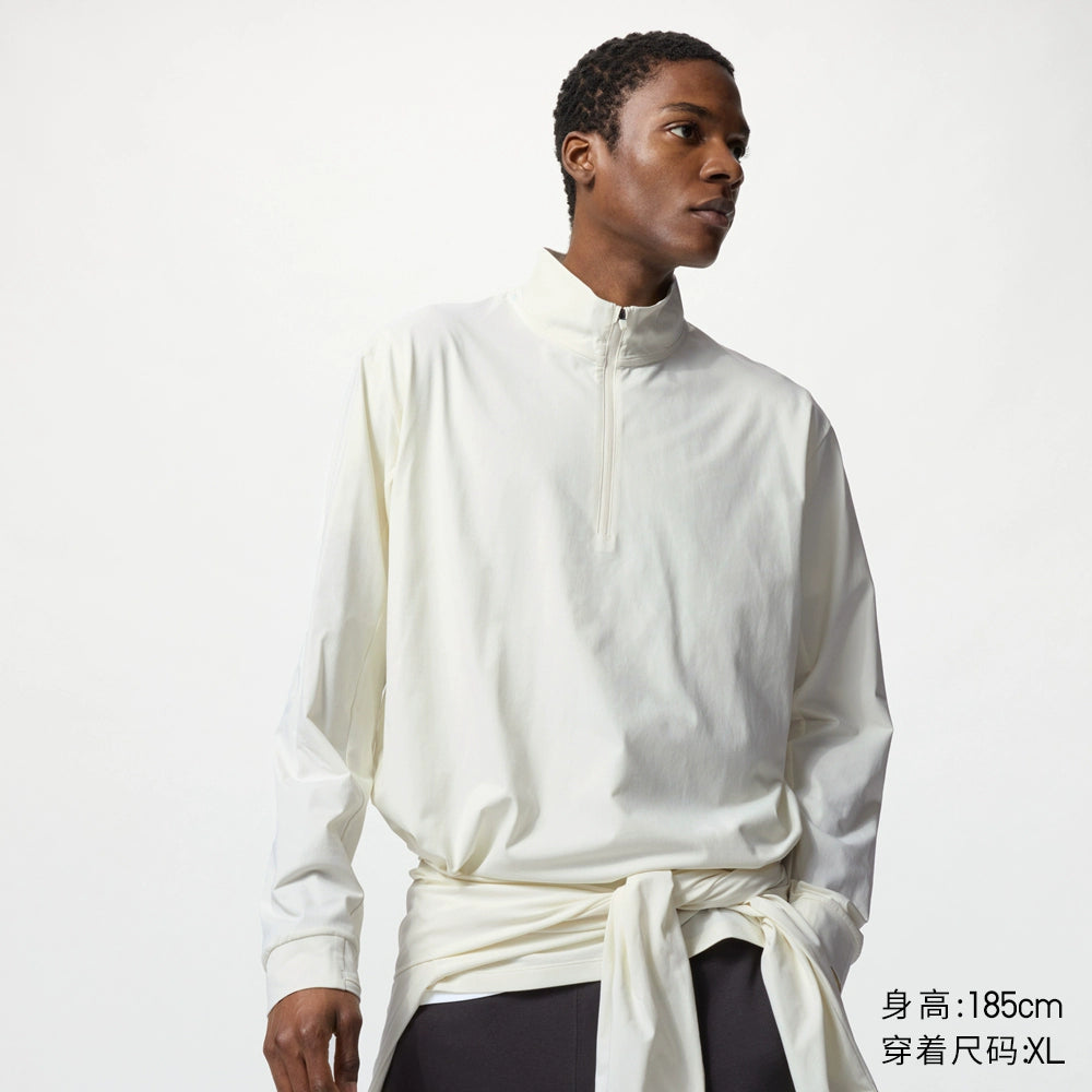 Uniqlo DRY-EX quick-drying breathable long-sleeved T-shirt UV protection sunscreen sweater 478676