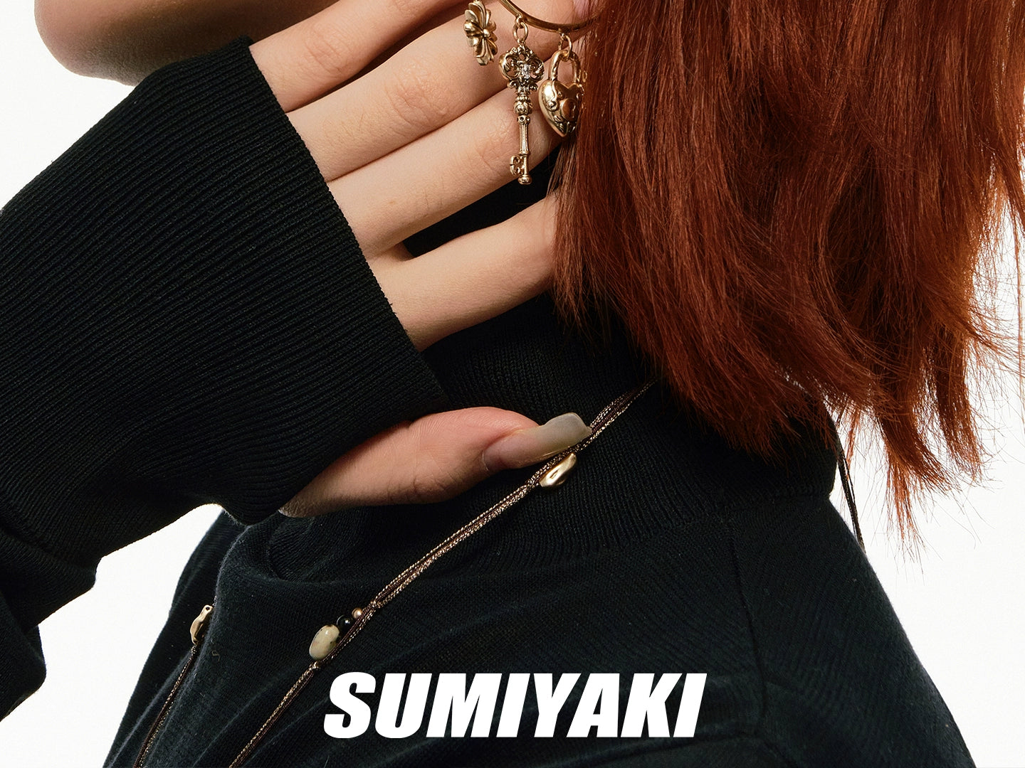 SUMIYAKI Retro Key Love Earrings