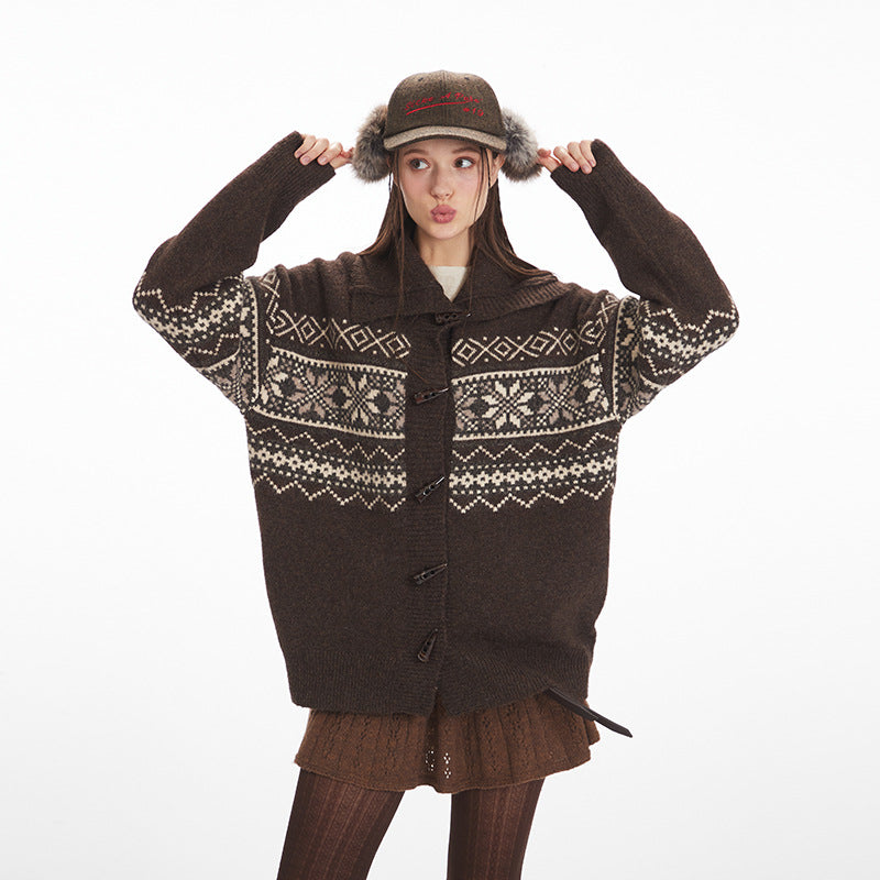 Nariele Loose Lazy Knitted Jacket