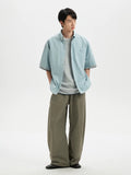 BUTTBILL 280g Breathable Linen-Blend Parachute Pants