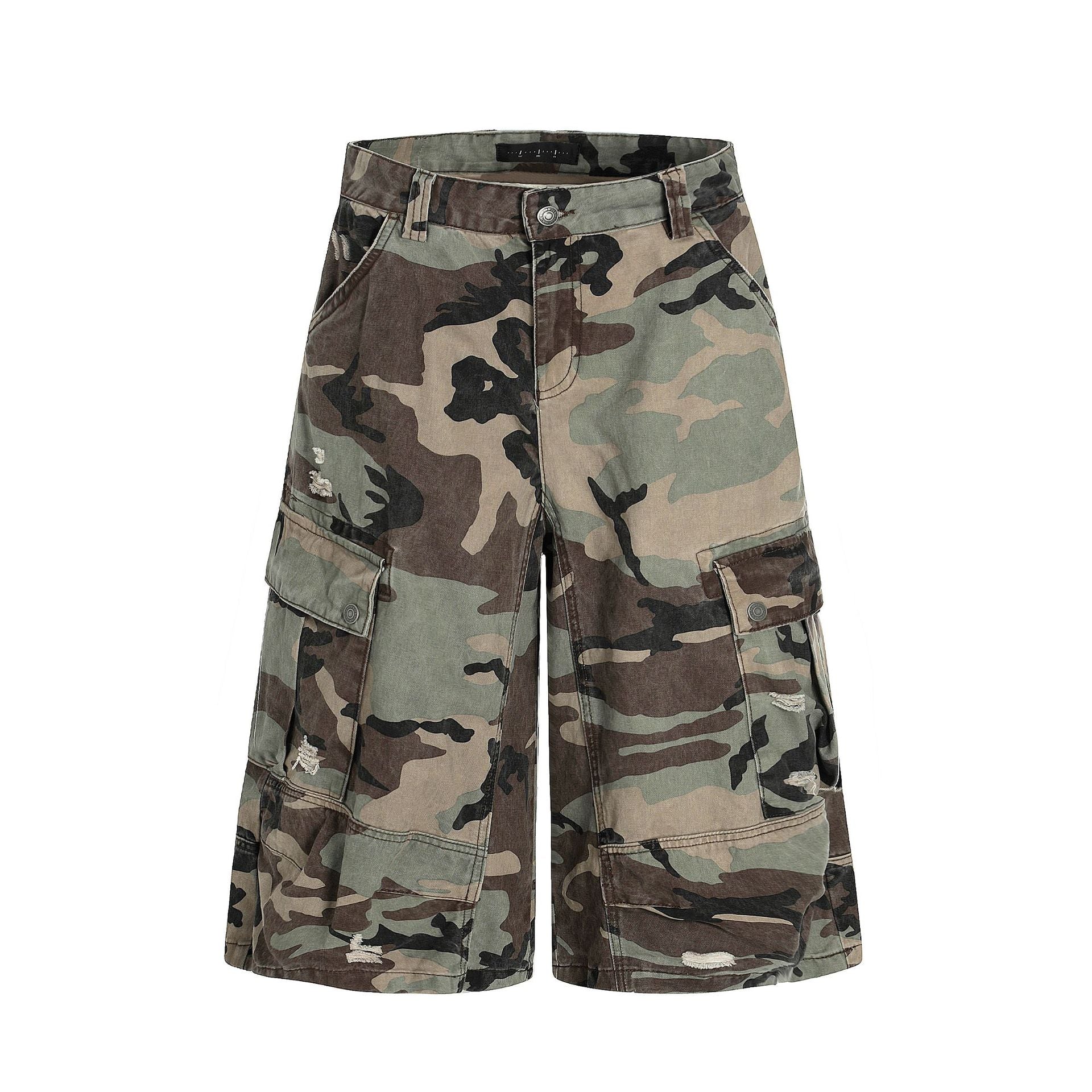 11KN Camouflage Loose Tooling Shorts