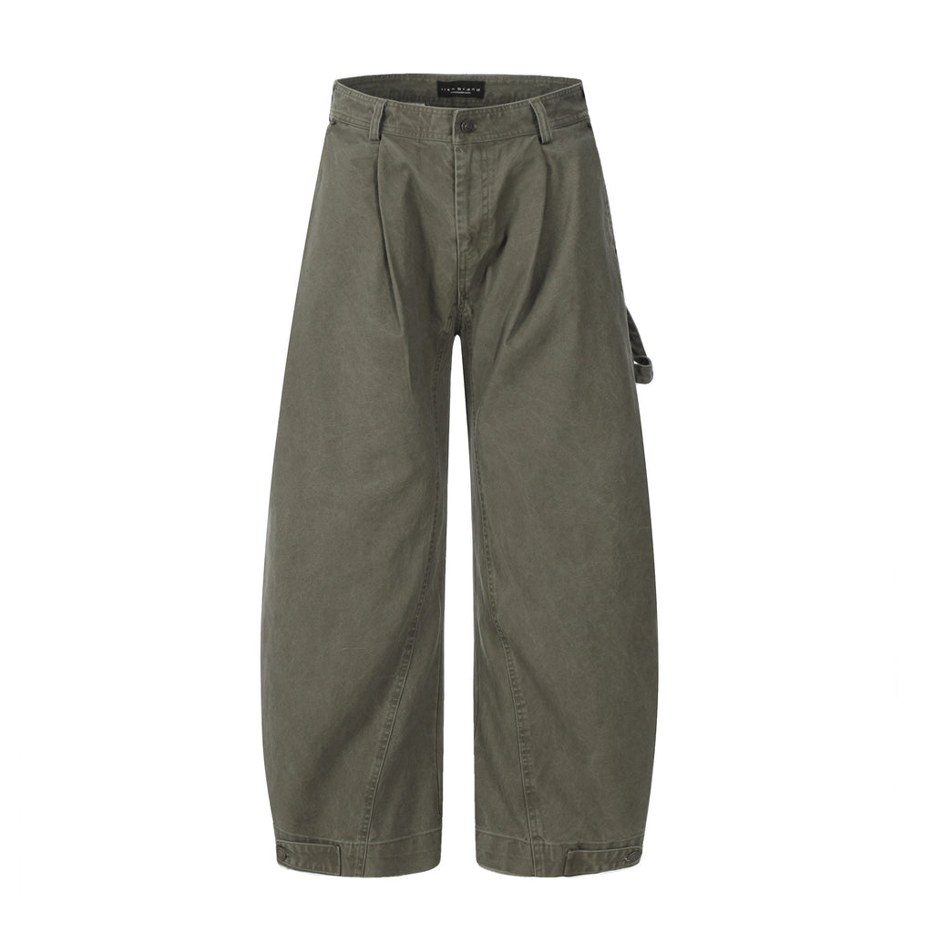 11KN versatile loose scimitar wide-leg Pants