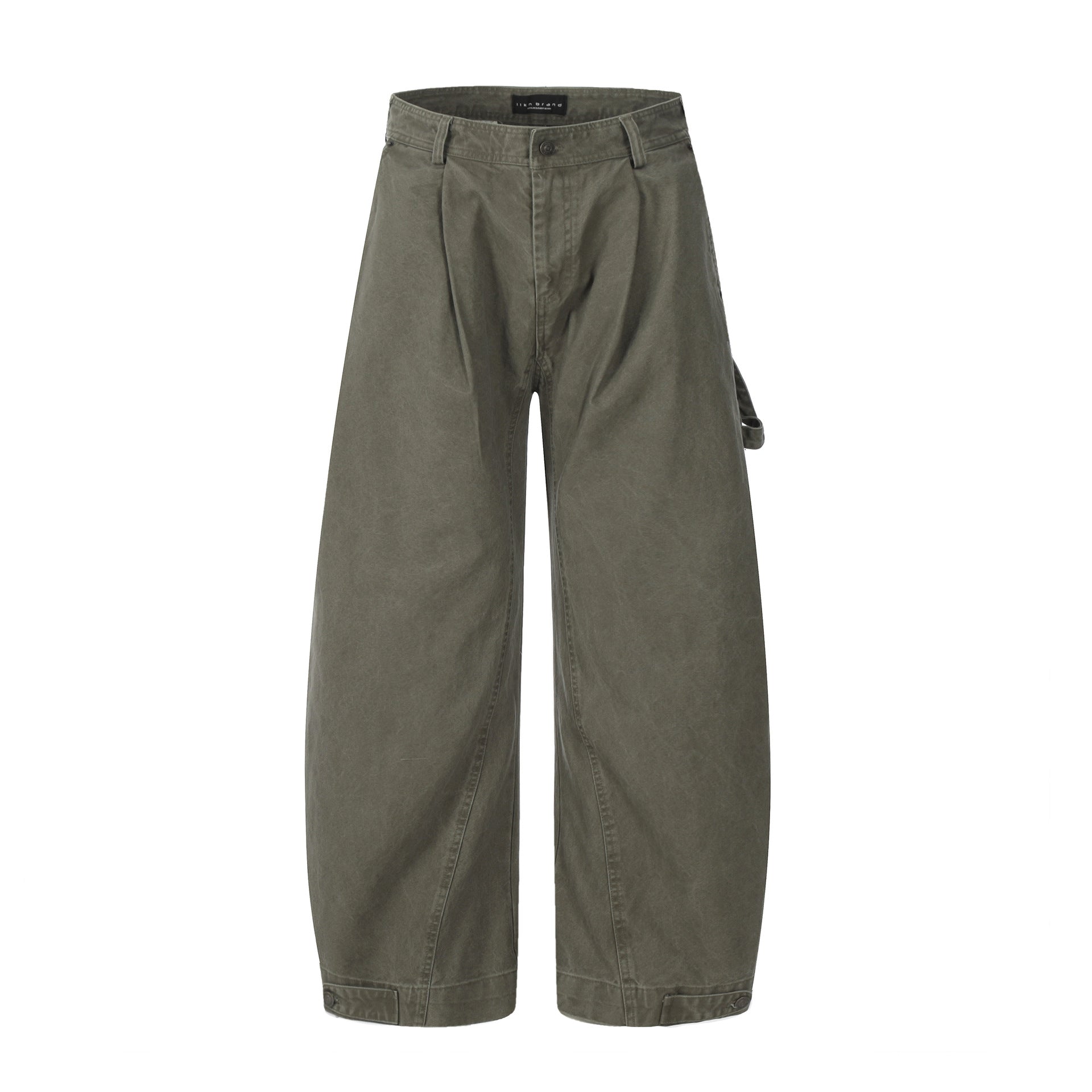 11KN versatile loose scimitar wide-leg Pants