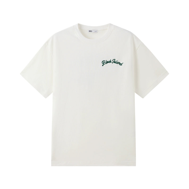 SPAO Korean Style Men's Multi-color Versatile Short-sleeved T-shirt SPRPF23C71