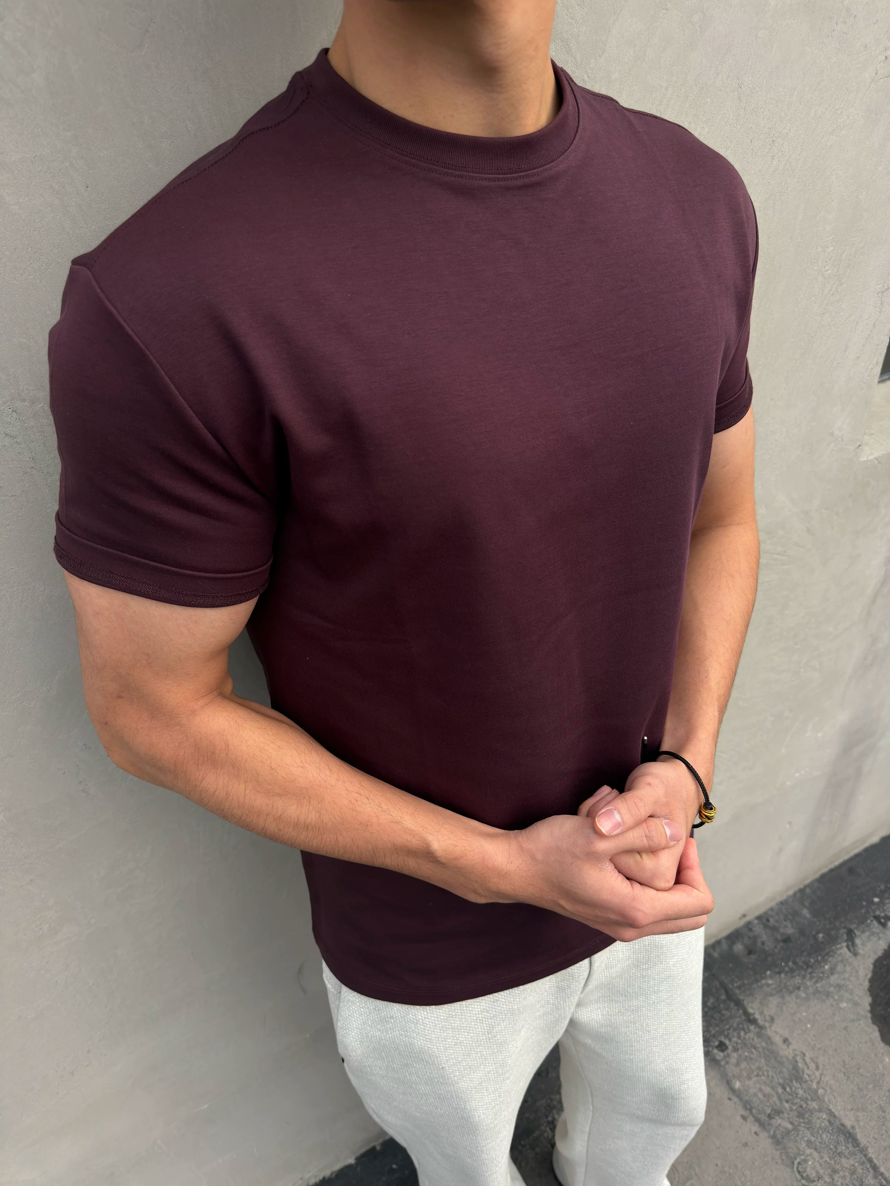 GTAL Cool Casual Versatile Crew Neck Tee