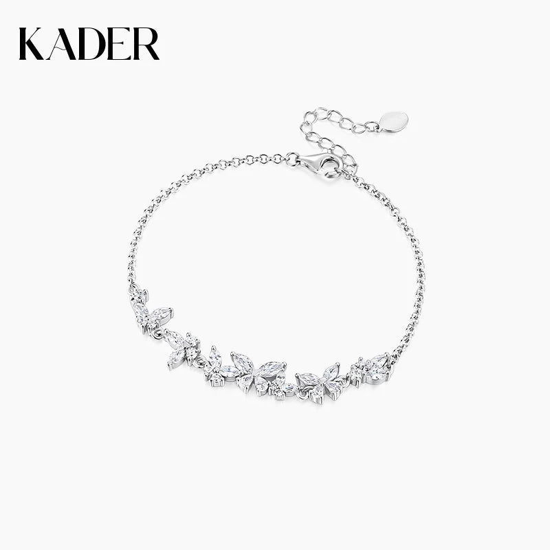 KADER Simple Premium Sparkling Butterfly Bracelet