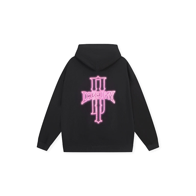 DICETINY Luminous Logo Retro Sweater