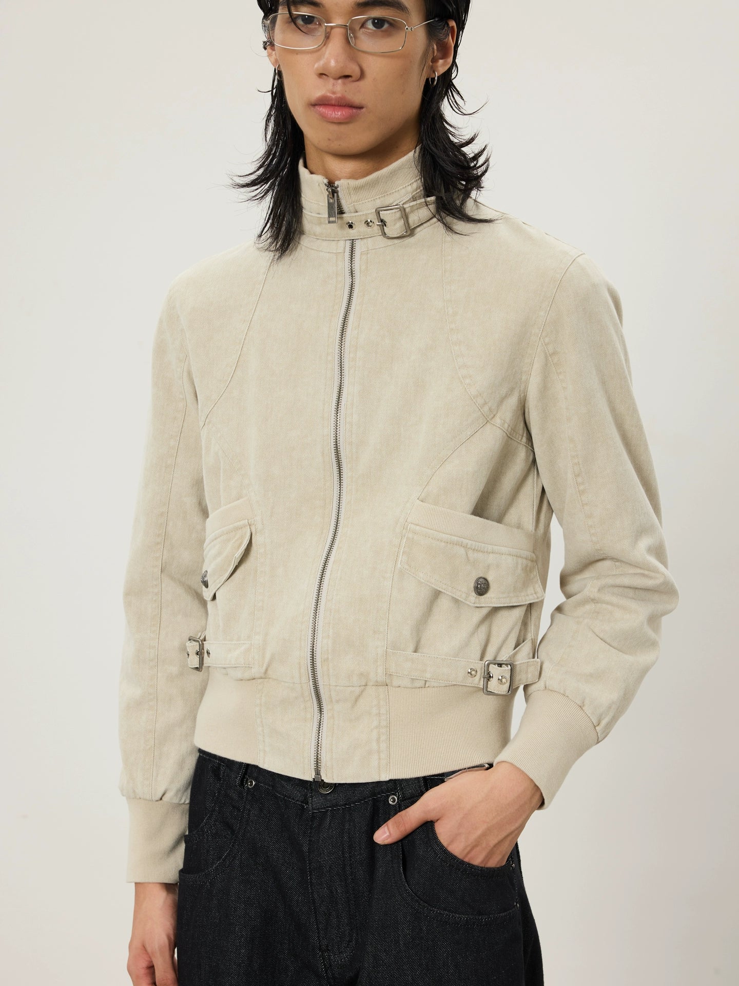 BTSG Vintage Short Slim Fit Work Jacket