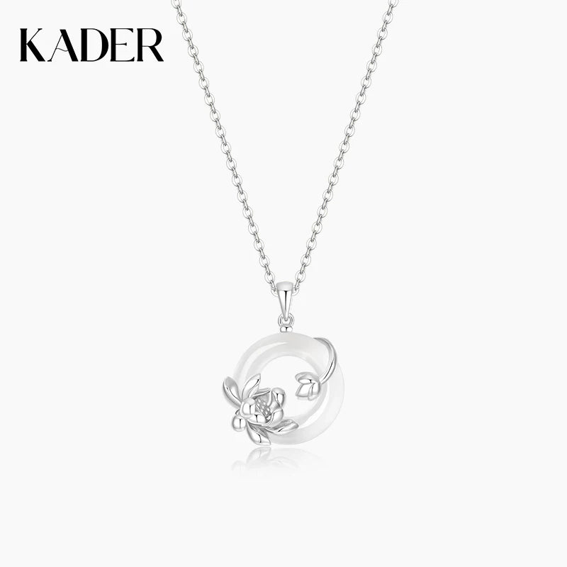 KADER Good Luck Lotus Safety Buckle Necklace