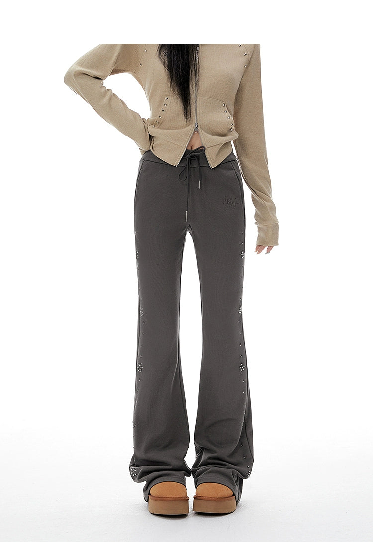 IMONE Vintage Side Rivet Straight Pants