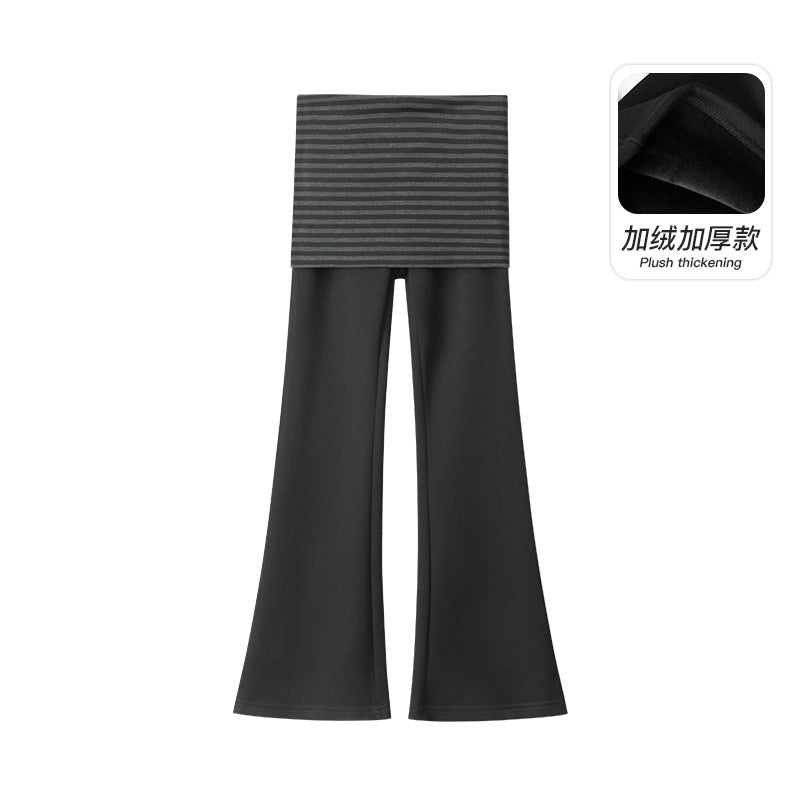 HeyHenry High Waist Small Foot Micro Flared Casual Pants