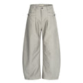 11KN Retro Double-pleated Loose Casual Trousers
