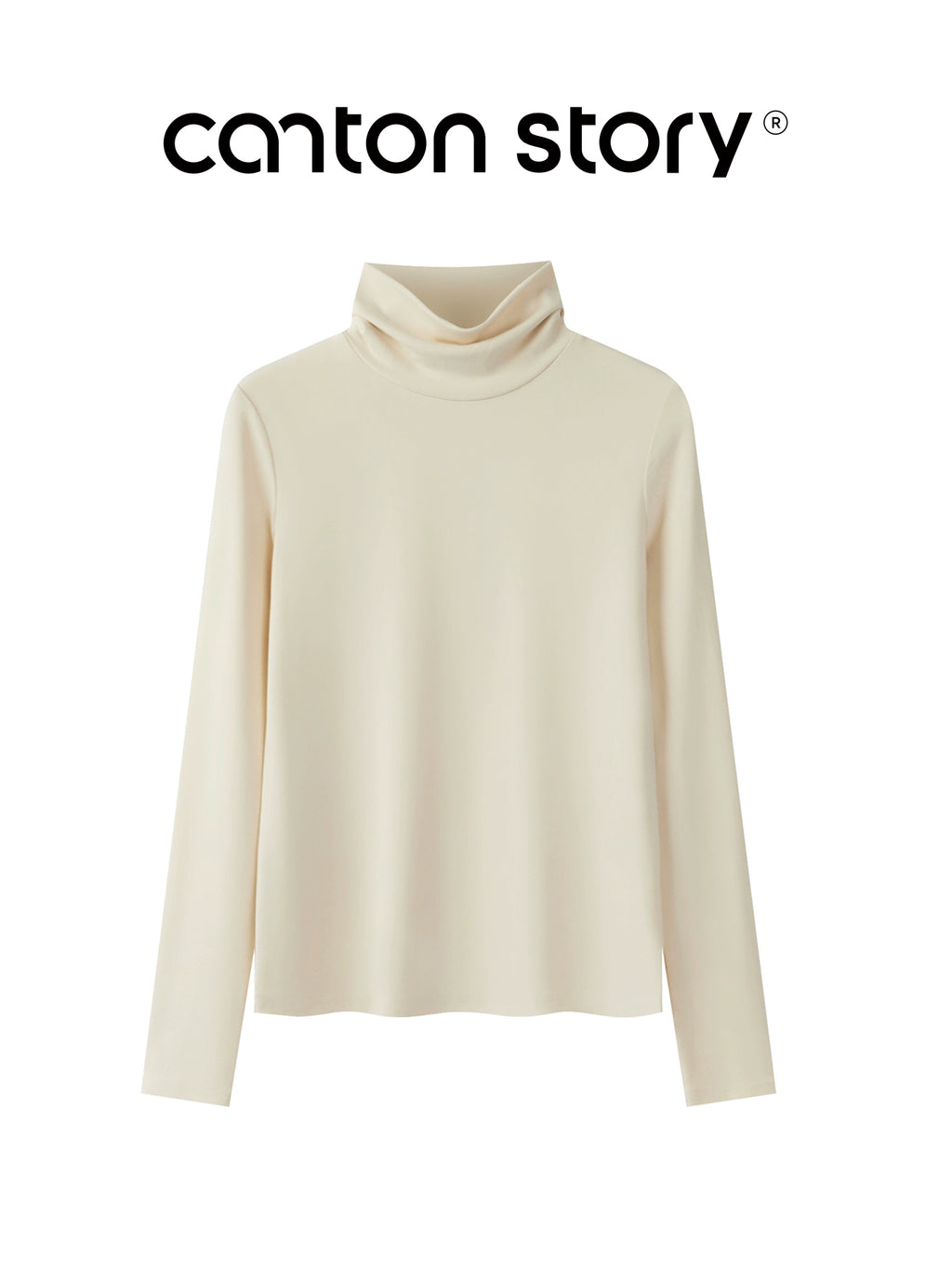 Cantonstory Shoulder Casual Versatile Bottom Shirt